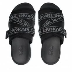 Mules Et Sandales Mules / Sandales De Bain KARL LAGERFELD - KL62300 Black Noir -KARL LAGERFELD Soldes 05 0000209794649 rz