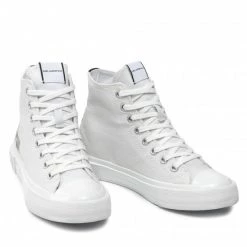 Chaussures Basses Baskets KARL LAGERFELD - KL60350 White Blanc -KARL LAGERFELD Soldes 05 0000209794922 bs
