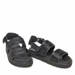 Mules Et Sandales Sandales KARL LAGERFELD - KL70215 Black Lthr Noir -KARL LAGERFELD Soldes 05 0000209797213 rz