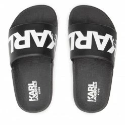 Garçon Mules / Sandales De Bain KARL LAGERFELD - Z29050 M Black 09B Noir -KARL LAGERFELD Soldes 05 0000300812129 st