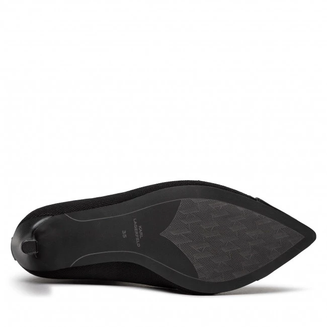 Bottes Et Autres Bottines KARL LAGERFELD - KL31352 Black Knit Textile Noir 6 Bottes Et Autres Bottines KARL LAGERFELD - KL31352 Black Knit Textile Noir – Image 4