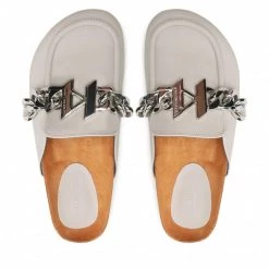 Mules Et Sandales Mules / Sandales De Bain KARL LAGERFELD - KL80442 Hazelwood Nubuck Gris -KARL LAGERFELD Soldes 05 0000301363743 rz