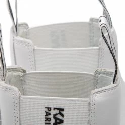 Bottes Et Autres Bottines Chelsea KARL LAGERFELD - KL42944 White Lthr Blanc 12 Bottes Et Autres Bottines Chelsea KARL LAGERFELD - KL42944 White Lthr Blanc -KARL LAGERFELD Soldes 05 0000301363910 mk