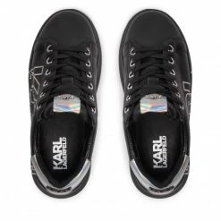 Chaussures Basses Sneakers KARL LAGERFELD - KL62511I Black Lthr W/Iridescent Noir -KARL LAGERFELD Soldes 05 0000301364870 mk