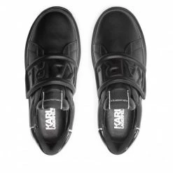 Chaussures Basses Sneakers KARL LAGERFELD - KL62537 Black Lthr/Mono Noir -KARL LAGERFELD Soldes 05 0000301364900 mk