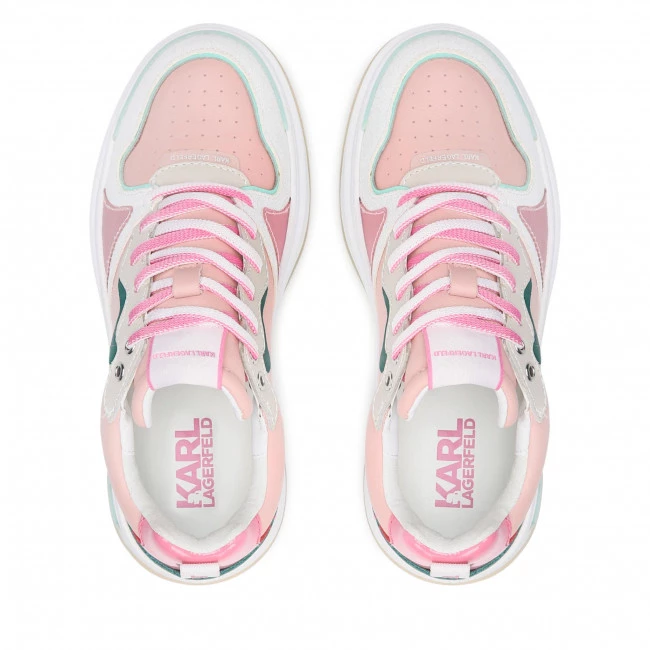 Chaussures Basses Sneakers KARL LAGERFELD - KL62024 Nude Lthr W/Multi Rose 7 Chaussures Basses Sneakers KARL LAGERFELD - KL62024 Nude Lthr W/Multi Rose – Image 5