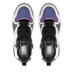 Chaussures Basses Sneakers KARL LAGERFELD - KL62024 White Lthr W/Black Blanc, Noir 12 Chaussures Basses Sneakers KARL LAGERFELD - KL62024 White Lthr W/Black Blanc, Noir -KARL LAGERFELD Soldes 05 0000301365488 is