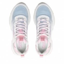 Chaussures Basses Sneakers KARL LAGERFELD - KL62427 Light Pink Lthr Rose -KARL LAGERFELD Soldes 05 0000301365525 is