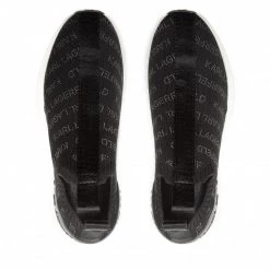 Chaussures Basses Sneakers KARL LAGERFELD - KL62119 Black Knit Textile W/Lt Grey Noir 12 Chaussures Basses Sneakers KARL LAGERFELD - KL62119 Black Knit Textile W/Lt Grey Noir -KARL LAGERFELD Soldes 05 0000301365976 ph