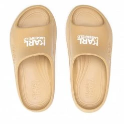 Mules Et Sandales Mules / Sandales De Bain KARL LAGERFELD - KL85000 Clay Eco Beige -KARL LAGERFELD Soldes 05 0000301366706 bs