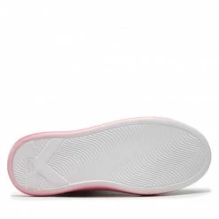 Chaussures Basses Sneakers KARL LAGERFELD - KL62533 White Lthr W/Pink Blanc 11 Chaussures Basses Sneakers KARL LAGERFELD - KL62533 White Lthr W/Pink Blanc -KARL LAGERFELD Soldes 05 0000301366812 plj