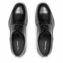 Chaussures Basses KARL LAGERFELD - KL12224 Black Lthr Noir -KARL LAGERFELD Soldes 05 0000301366850 mg