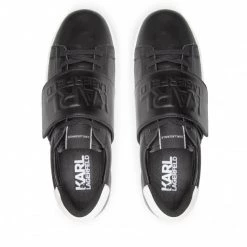 Chaussures Basses Sneakers KARL LAGERFELD - KL51037 Black Lthr Noir -KARL LAGERFELD Soldes 05 0000301366942 sw