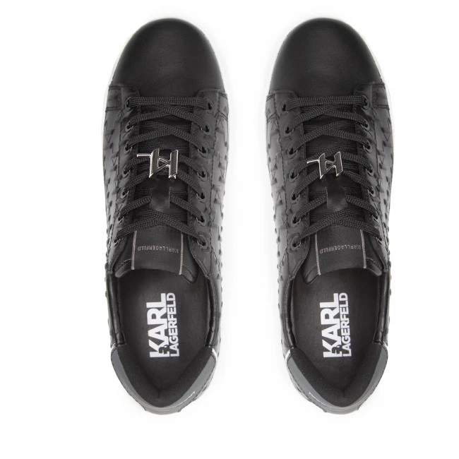 Chaussures Basses Sneakers KARL LAGERFELD - KL51018 Black Lthr W/Iridescent Noir 7 Chaussures Basses Sneakers KARL LAGERFELD - KL51018 Black Lthr W/Iridescent Noir – Image 5
