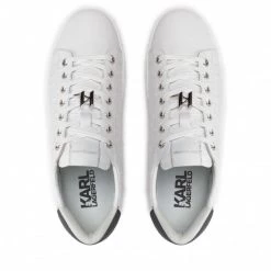 Chaussures Basses Sneakers KARL LAGERFELD - KL51018 White Lthr Blanc -KARL LAGERFELD Soldes 05 0000301367017 ks