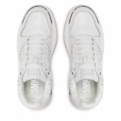 Chaussures Basses Sneakers KARL LAGERFELD - KL52024G White Lthr Blanc -KARL LAGERFELD Soldes 05 0000301368434 mf