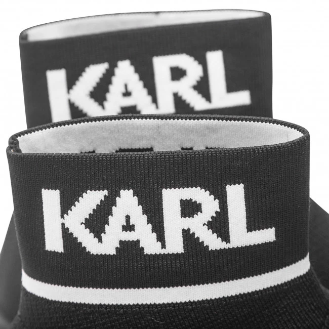 Chaussures Basses Sneakers KARL LAGERFELD - KL53230 Black Knit Textile/Mono Noir 7 Chaussures Basses Sneakers KARL LAGERFELD - KL53230 Black Knit Textile/Mono Noir – Image 5