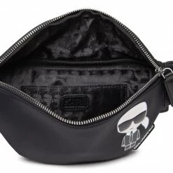 Maroquinerie Sac Banane KARL LAGERFELD - 210W3189 Black 999 1 Noir -KARL LAGERFELD Soldes 05 2320000822104 bs