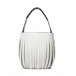 Sacs Sac à Main KARL LAGERFELD - 220W3030 White Blanc -KARL LAGERFELD Soldes 05 8720092670388 fp