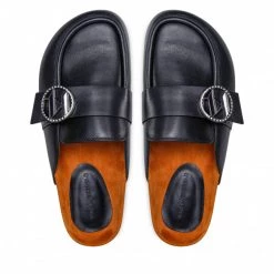 Mules Et Sandales Mules / Sandales De Bain KARL LAGERFELD - KL80440 Black Lthr Noir -KARL LAGERFELD Soldes 06 0000209794434 rz