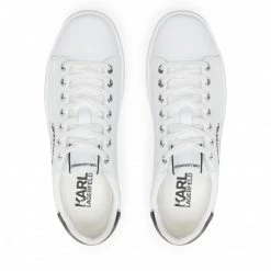 Chaussures Basses Sneakers KARL LAGERFELD - KL61278 White Lthr Blanc -KARL LAGERFELD Soldes 06 0000209794557 swa