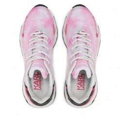 Chaussures Basses Sneakers KARL LAGERFELD - KL62430 Light Pink Lthr Rose -KARL LAGERFELD Soldes 06 0000209794632 rz