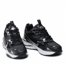 Chaussures Basses Sneakers KARL LAGERFELD - KL63110 Black Lthr/Textile Noir -KARL LAGERFELD Soldes 06 0000209794694 rz