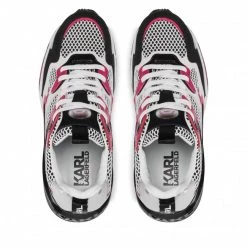 Chaussures Basses Sneakers KARL LAGERFELD - KL63110 Black Lhtr/Text W/Pink 40P Multicolore -KARL LAGERFELD Soldes 06 0000209794717 rz