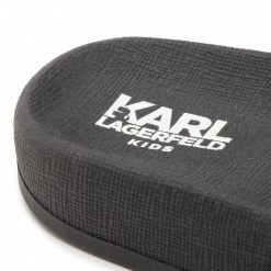 Garçon Mules / Sandales De Bain KARL LAGERFELD - Z29050 M Black 09B Noir -KARL LAGERFELD Soldes 06 0000300812129 st