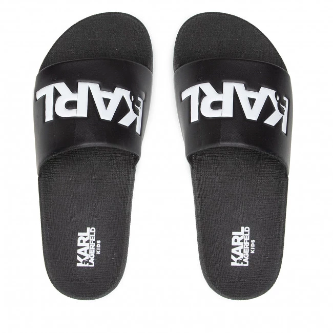 Garçon Mules / Sandales De Bain KARL LAGERFELD - Z29050 S 09B Noir 7 Garçon Mules / Sandales De Bain KARL LAGERFELD - Z29050 S 09B Noir – Image 5