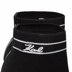 Bottes Et Autres Bottines KARL LAGERFELD - KL31352 Black Knit Textile Noir 12 Bottes Et Autres Bottines KARL LAGERFELD - KL31352 Black Knit Textile Noir -KARL LAGERFELD Soldes 06 0000301363415 ts