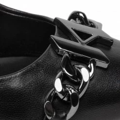 Chaussures Basses Talons Aiguilles KARL LAGERFELD - KL32010 Black Lthr Noir -KARL LAGERFELD Soldes 06 0000301363606 is