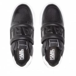 Chaussures Basses Sneakers KARL LAGERFELD - KL62237 Black Lthr Noir -KARL LAGERFELD Soldes 06 0000301364238 fp