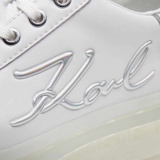 Chaussures Basses Sneakers KARL LAGERFELD - KL62610 White Lthr W/Iridescent Blanc 8 Chaussures Basses Sneakers KARL LAGERFELD - KL62610 White Lthr W/Iridescent Blanc – Image 6