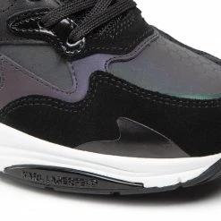 Chaussures Basses Sneakers KARL LAGERFELD - KL63111I Black Lthr/Txt Noir -KARL LAGERFELD Soldes 06 0000301365587 ph