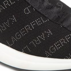 Chaussures Basses Sneakers KARL LAGERFELD - KL62119 Black Knit Textile W/Lt Grey Noir 13 Chaussures Basses Sneakers KARL LAGERFELD - KL62119 Black Knit Textile W/Lt Grey Noir -KARL LAGERFELD Soldes 06 0000301365976 ph