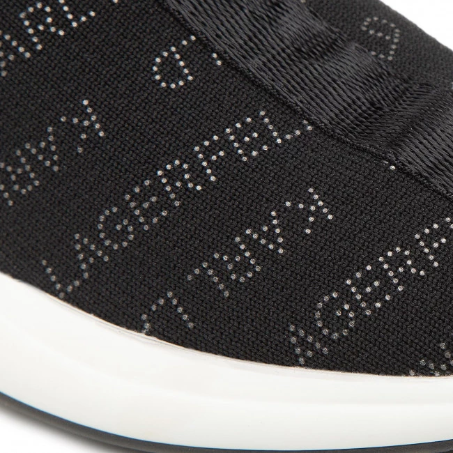 Chaussures Basses Sneakers KARL LAGERFELD - KL62119 Black Knit Textile W/Lt Grey Noir 8 Chaussures Basses Sneakers KARL LAGERFELD - KL62119 Black Knit Textile W/Lt Grey Noir – Image 6