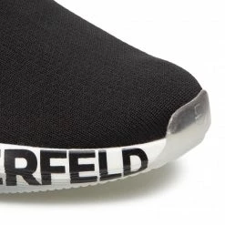 Chaussures Basses Sneakers KARL LAGERFELD - KL63243 Black Knit Textile Noir -KARL LAGERFELD Soldes 06 0000301366065 ph