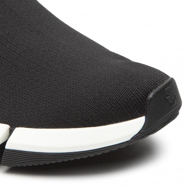 Chaussures Basses Sneakers KARL LAGERFELD - KL63246 Black Knit Textile W/Red Noir 8 Chaussures Basses Sneakers KARL LAGERFELD - KL63246 Black Knit Textile W/Red Noir – Image 6