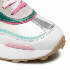 Chaussures Basses Sneakers KARL LAGERFELD - KL62931 Aqua Lthr/Text W/Multi Beige, Multicolore -KARL LAGERFELD Soldes 06 0000301366287 ph