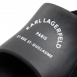 Mules Et Sandales Mules / Sandales De Bain KARL LAGERFELD - KL85008 Black Eco Noir -KARL LAGERFELD Soldes 06 0000301366485 sw