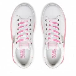 Chaussures Basses Sneakers KARL LAGERFELD - KL62533 White Lthr W/Pink Blanc 12 Chaussures Basses Sneakers KARL LAGERFELD - KL62533 White Lthr W/Pink Blanc -KARL LAGERFELD Soldes 06 0000301366812 plj