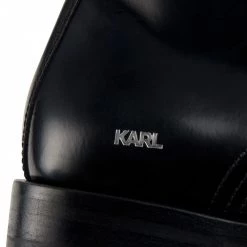 Bottes Et Autres Boots KARL LAGERFELD - KL12246 Black Lthr Noir -KARL LAGERFELD Soldes 06 0000301366881 rz