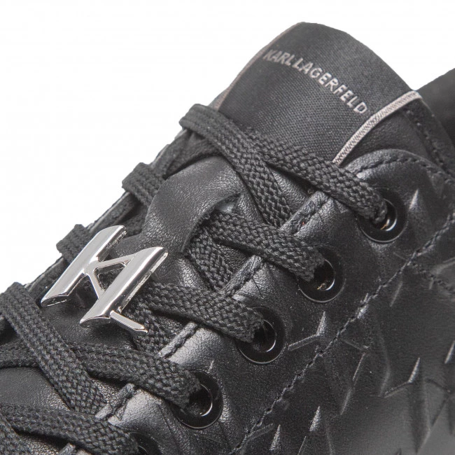Chaussures Basses Sneakers KARL LAGERFELD - KL51018 Black Lthr W/Iridescent Noir 8 Chaussures Basses Sneakers KARL LAGERFELD - KL51018 Black Lthr W/Iridescent Noir – Image 6