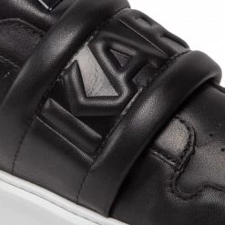 Chaussures Basses Sneakers KARL LAGERFELD - KL52237 Black Lthr Noir -KARL LAGERFELD Soldes 06 0000301368151 mf