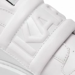 Chaussures Basses Sneakers KARL LAGERFELD - KL52237 White Lthr Blanc -KARL LAGERFELD Soldes 06 0000301368199 mf