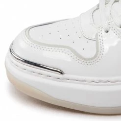 Chaussures Basses Sneakers KARL LAGERFELD - KL52024G White Lthr Blanc -KARL LAGERFELD Soldes 06 0000301368434 mf