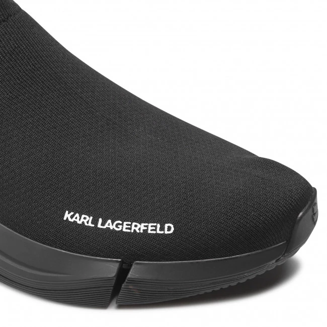 Chaussures Basses Sneakers KARL LAGERFELD - KL53230 Black Knit Textile/Mono Noir 8 Chaussures Basses Sneakers KARL LAGERFELD - KL53230 Black Knit Textile/Mono Noir – Image 6