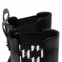 Bottes Et Autres Bottines KARL LAGERFELD - KL30158 Black Lthr Noir -KARL LAGERFELD Soldes 06 0000301442462 ts