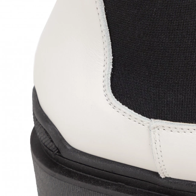 Bottes Et Autres Bottines Chelsea KARL LAGERFELD - KL41680 White Lthr Blanc 8 Bottes Et Autres Bottines Chelsea KARL LAGERFELD - KL41680 White Lthr Blanc – Image 6